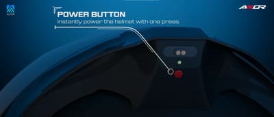 Axor Apex Smart helmet Power On and Off Your Helmet